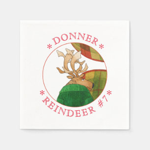 DONNER RENTIERE Standard Cocktail Servietten aus P