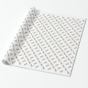 Donner-Rentiere und Geschenke Geschenkpapier