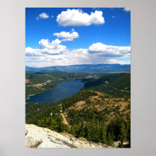 Donner See, Kalifornien Poster