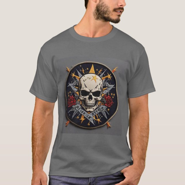 Donner Skull: Bolt Brigade T-Shirt (Vorderseite)