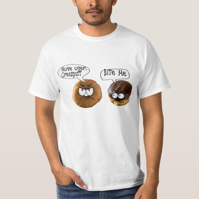 Donner sprechen ekligen Sahne Kuchen Donuts Spaß l T-Shirt (Vorderseite)