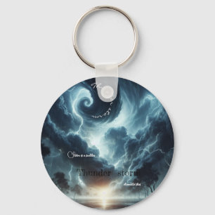 Donner-Sturm ist plötzlich Schlüsselanhänger