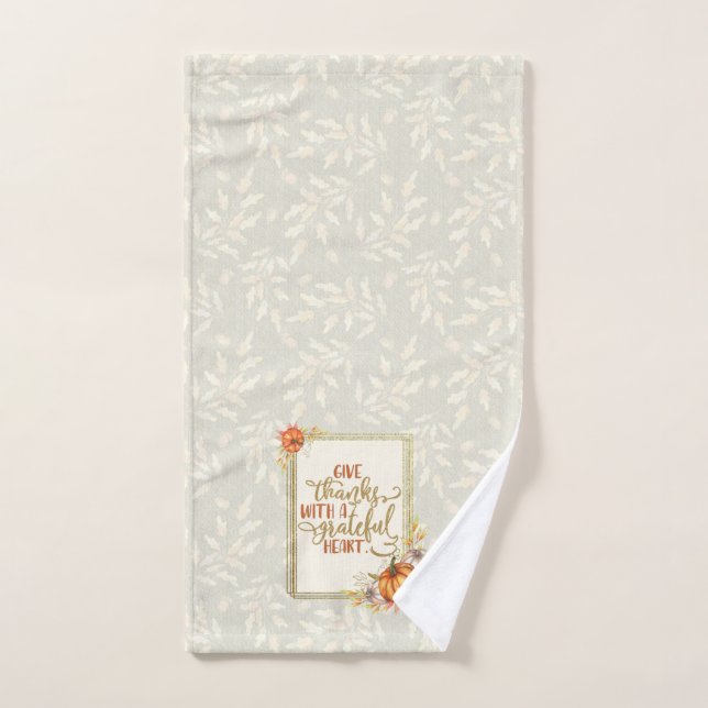 Donner un cadre Citrouille (Serviette à main)