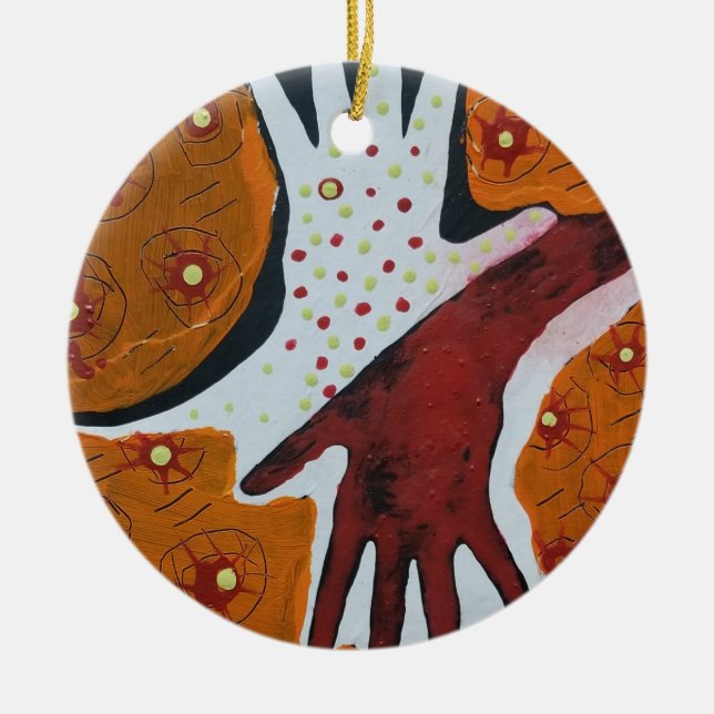 Donner un ornement de main (Devant)