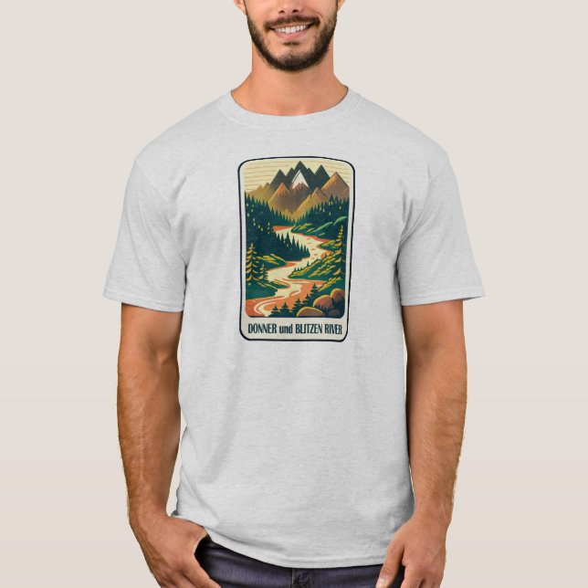 Donner und Blitzen River Colors T-Shirt (Vorderseite)