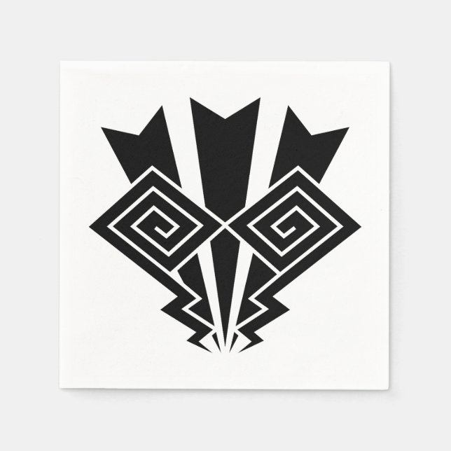 Donnerblitz Serviette (Vorderseite)