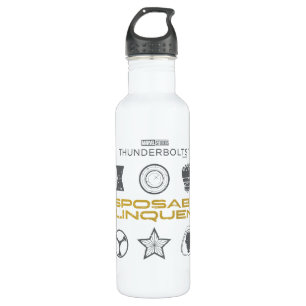 Donnerbolzen*   Wegwerf-Verbrecher Edelstahlflasche