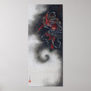 Donnergott, Hokusai Poster