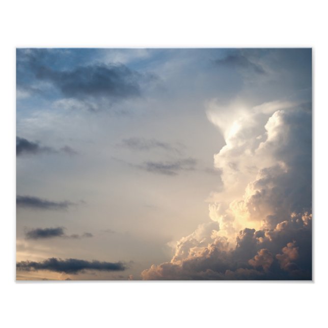 Donnerkleidung Wolken Himmel Sturmwolken Fotodruck (Vorne)