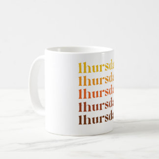 Donnerstag, Erntedank, Kaffee Tasse