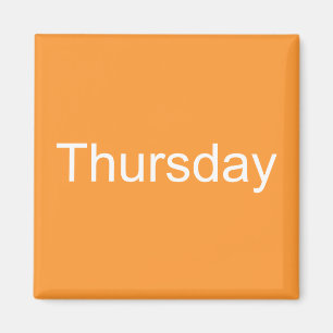 Donnerstags-Magnet Magnet