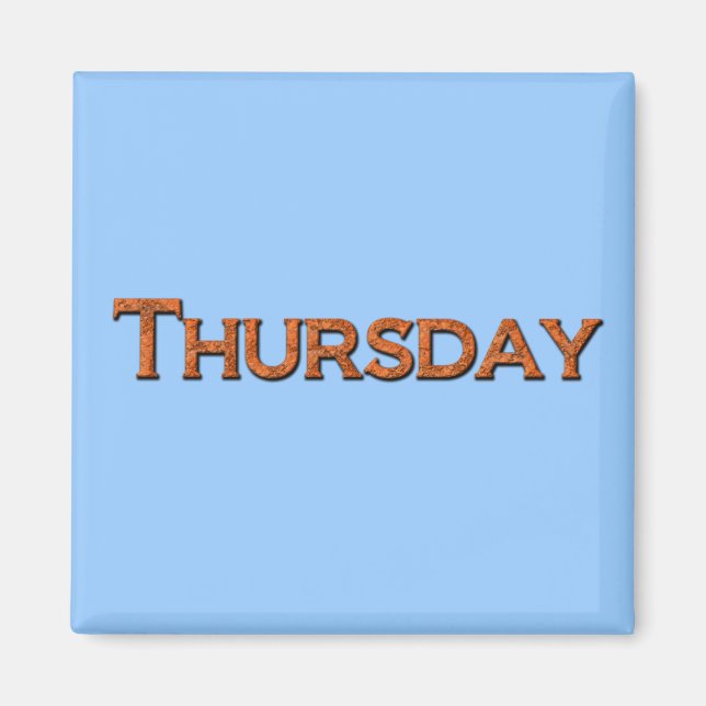 Donnerstagvortrag oder Magnet für Speicherunterstü (Vorne)