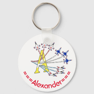 Donnervögel - A - Initial Key Ring Schlüsselanhänger