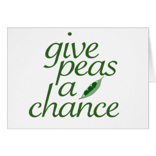 Donnez à des pois une occasion