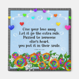 Donnez à votre aimant de l'amour