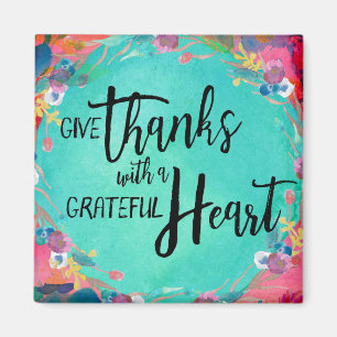 Donnez Merci avec un aimant de coeur gracieux