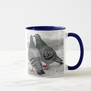 Donnez-nous une tasse de cadeau de pigeon de
