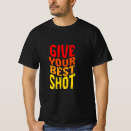 Donnez Votre T-Shirt De Meilleur Choc