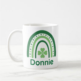 Donnie Name Clover Boho Rainbow Kaffeetasse