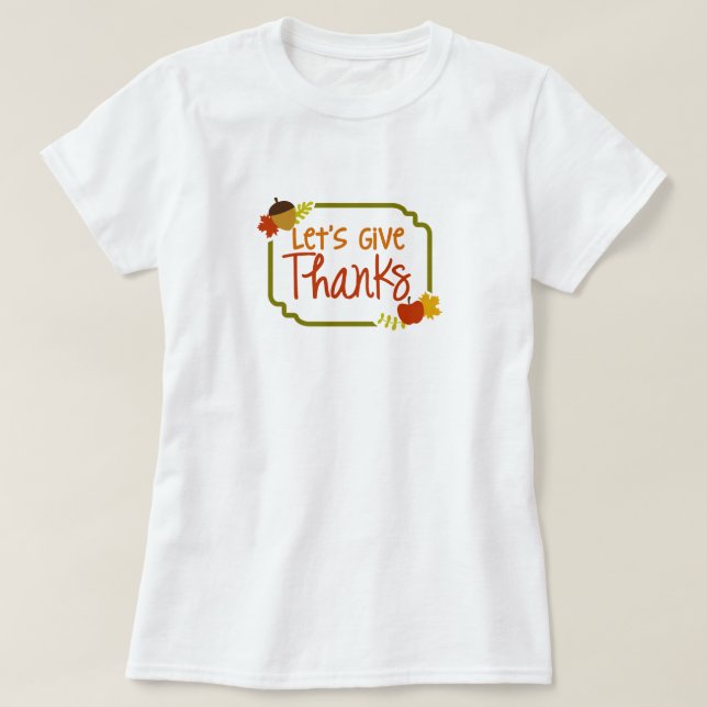 Donnons le T-shirt des femmes de mercis (Design devant)