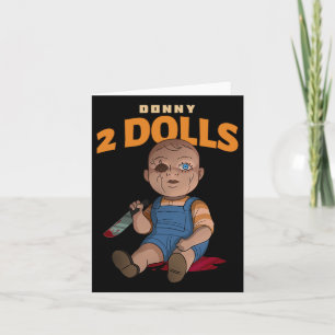 Donny 2 Dollar Anti-Trump Cruel Doll (Halloween) Karte