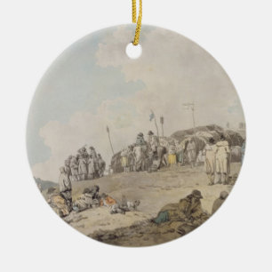 Donnybrook angemessen, 1782 (Stift, Tinte und w/c Keramikornament
