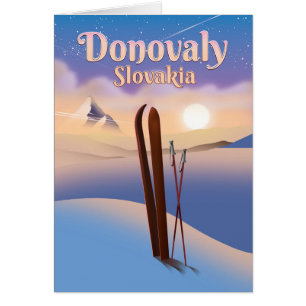 Donovaly Slowakei Ski Poster.