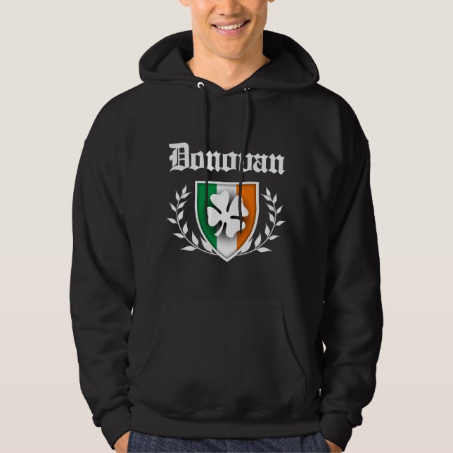 Donovan Kleeblatt-Wappen Hoodie (Vorderseite)