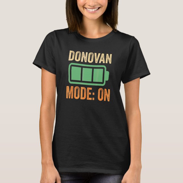 Donovan-Modus für Batteriedesign T-Shirt (Vorderseite)