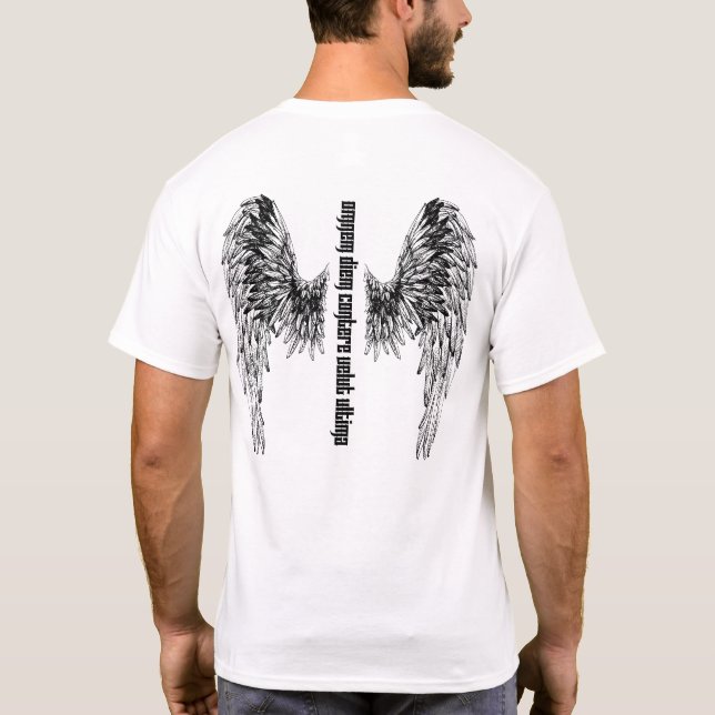 Donovan " s-Tätowierungs-T - Shirt-Weiß T-Shirt (Rückseite)
