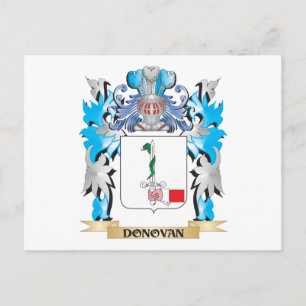 Donovan-Wappen - Familienwappen Postkarte