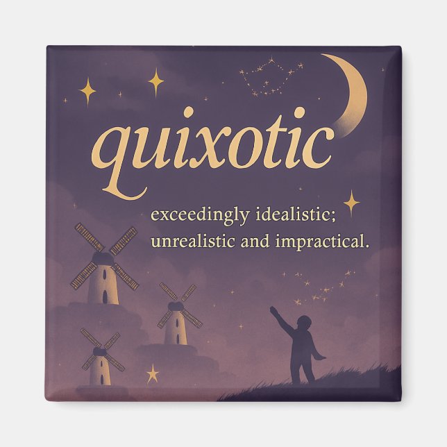 Donquichottisch Magnet (Vorne)