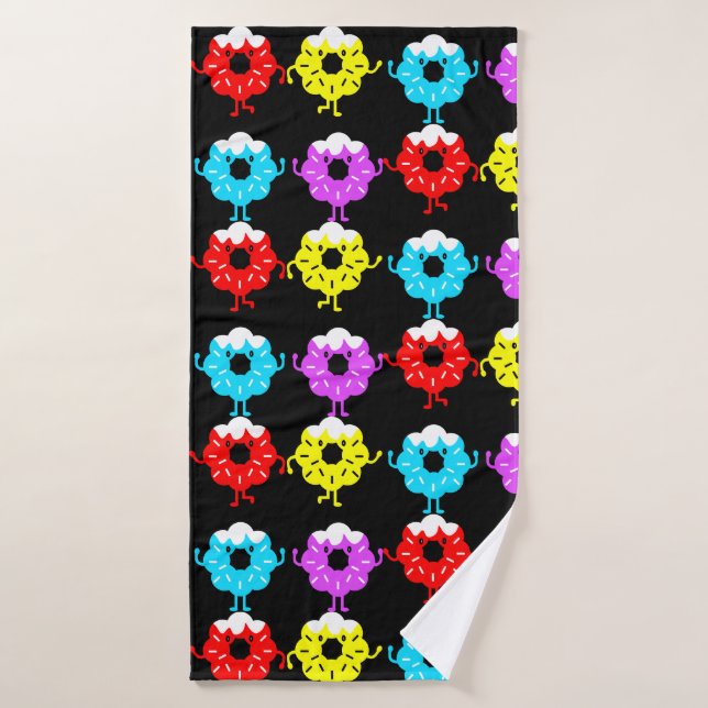 Dons Et Décor De Donut (Serviette de bain)