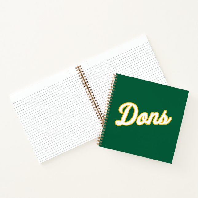 Dons Schrift-Logo Notizbuch (Innenseite)