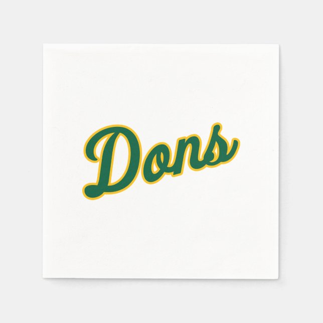 Dons Schriftlogo Serviette (Vorderseite)