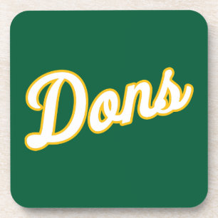 Dons Schriftzug-Logo Getränkeuntersetzer