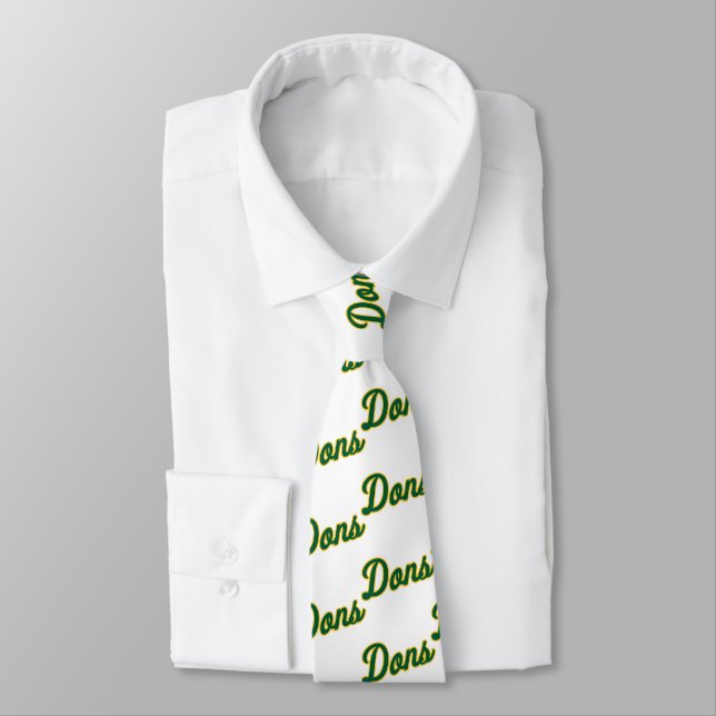 Dons Schriftzug-Logo Krawatte (Gebunden)