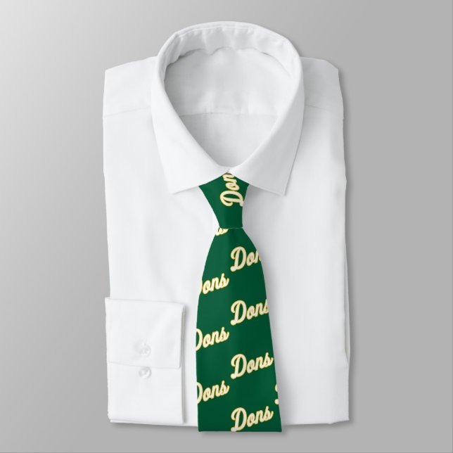 Dons Schriftzug-Logo Krawatte (Gebunden)
