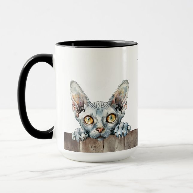 Donskoy Cat Mug (Gauche)