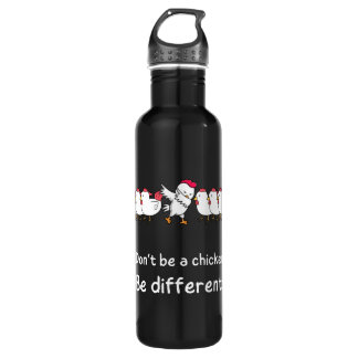Don't be a chicken, be different! edelstahlflasche
