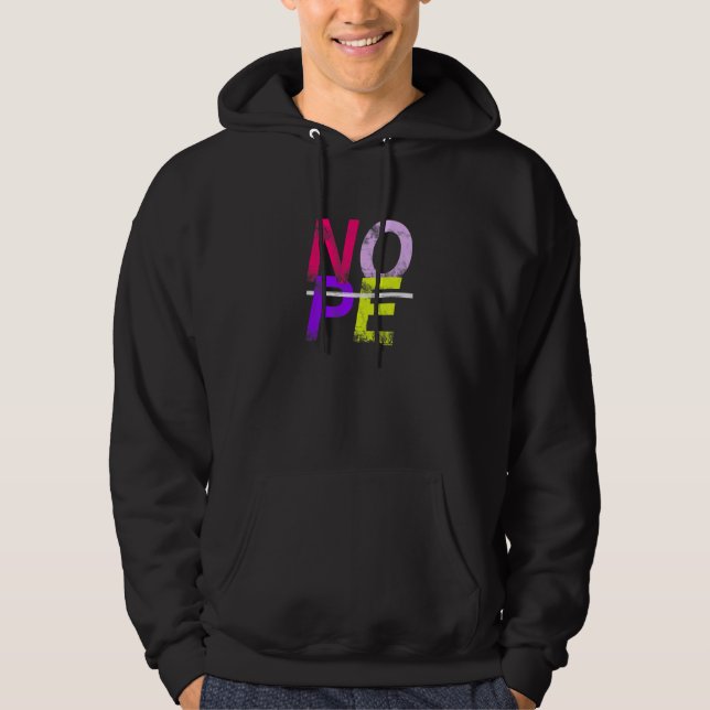 Don't Be A Yes Person Just Say No Hoodie (Vorderseite)