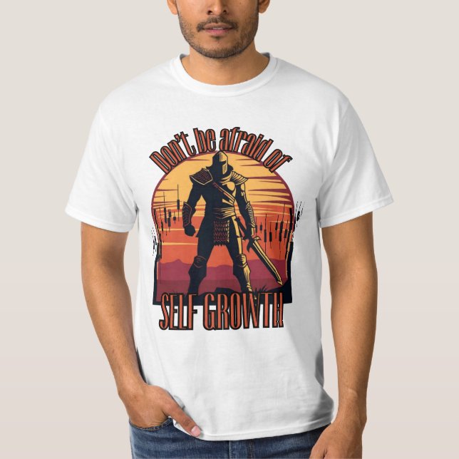 Dont be afraid of self growth | Trade motivation  T-Shirt (Vorderseite)