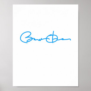 Don't Boo Vote - Barack Obama (weiß blau) Aufklebe Poster