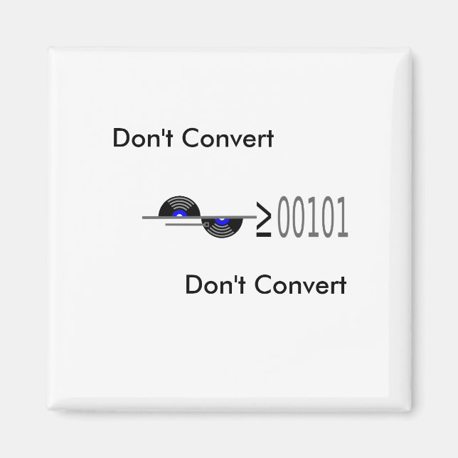 Dont Convert Magnet (Vorne)