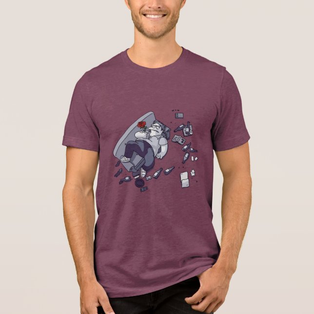 Don't cry for me Tri-Blend shirt (Vorderseite)