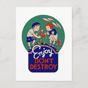 Don't Destroy Postkarte