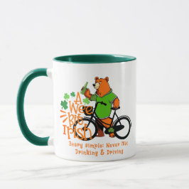 Don't Drink & Drive St. Patrick's Day Irish Bear Tasse