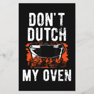 Dont Dutch My Oven - Funny Grill und GRILLEN Flyer