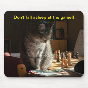 Don't Fall Asleep at the Game!! Mousepad