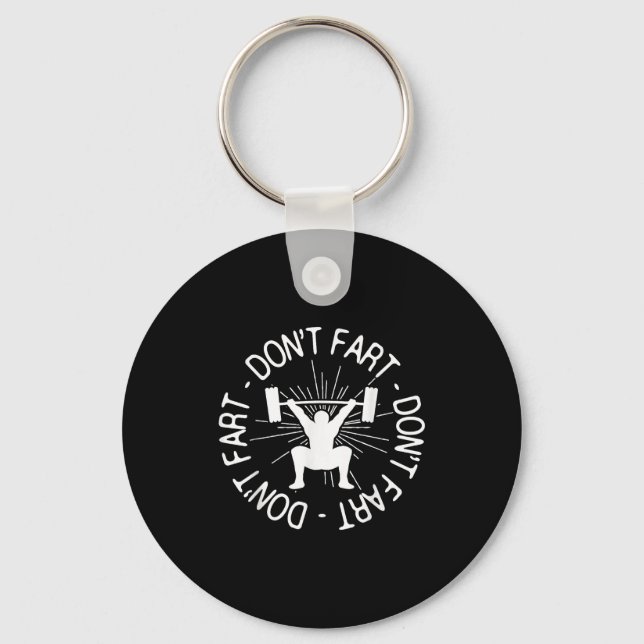 Dont Far Funny Fitness Gym Gift  Schlüsselanhänger (Vorderseite)